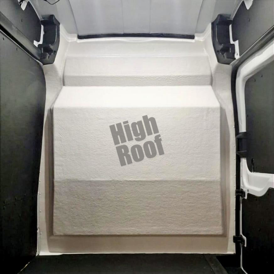 Partition for FORD TRANSIT van 150, 250 and 350 (Low, Medium, & High Roof Models) | Composite Safety Bulkhead, Reduces Noise & Improves Climate Control, Impact-Resistant Cargo Barrier, by CORVUM Tek