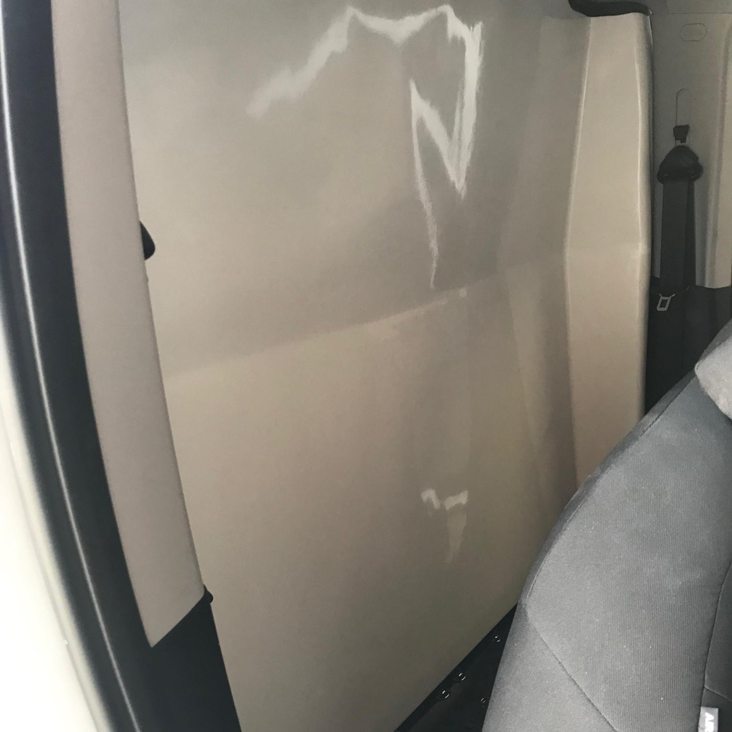 Partition for RAM PROMASTER CITY van | Composite Safety Bulkhead, Reduces Noise & Improves Climate Control, Impact-Resistant Cargo Barrier, by CORVUM Tek