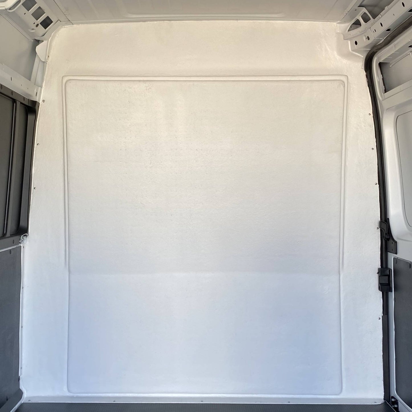 Partition for RAM PROMASTER van 1500, 2500 and 3500 (Standard & High Roof Models) | Composite Safety Bulkhead, Reduces Noise & Improves Climate Control, Impact-Resistant Cargo Barrier, by CORVUM Tek