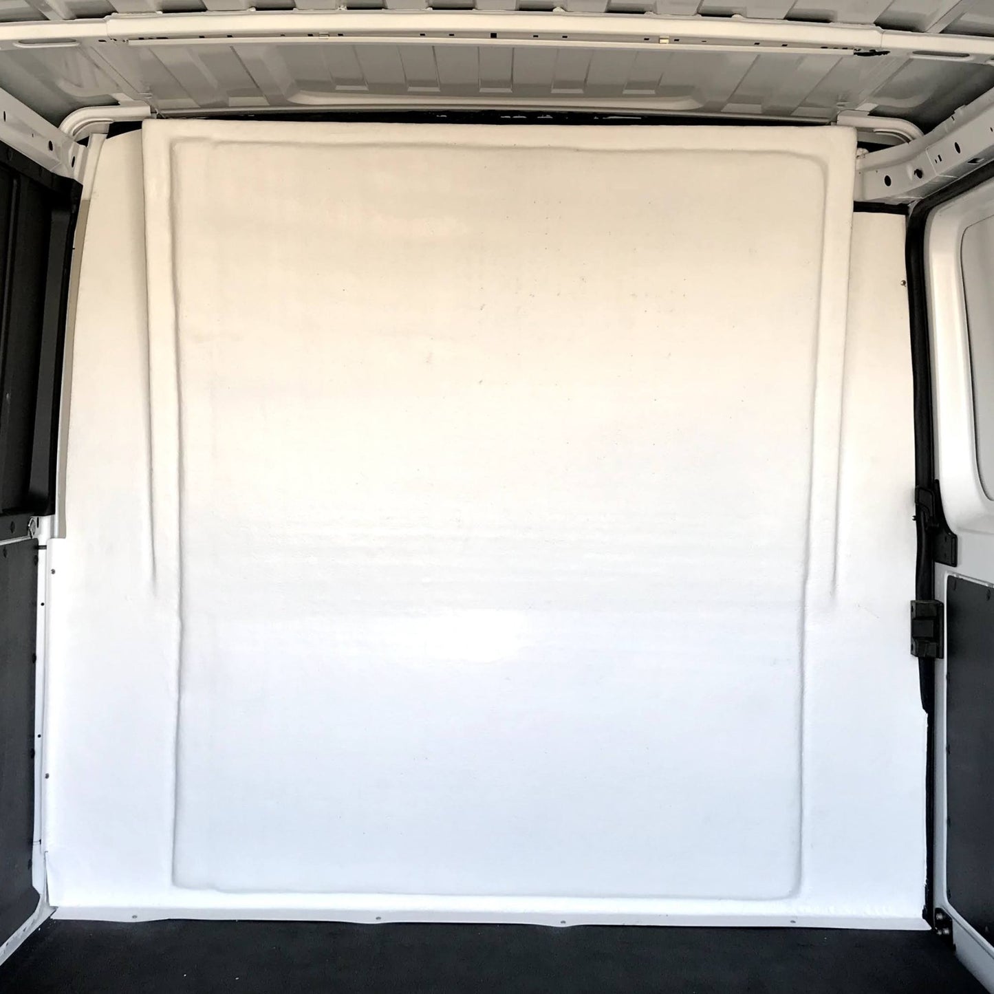 Partition for RAM PROMASTER van 1500, 2500 and 3500 (Standard & High Roof Models) | Composite Safety Bulkhead, Reduces Noise & Improves Climate Control, Impact-Resistant Cargo Barrier, by CORVUM Tek