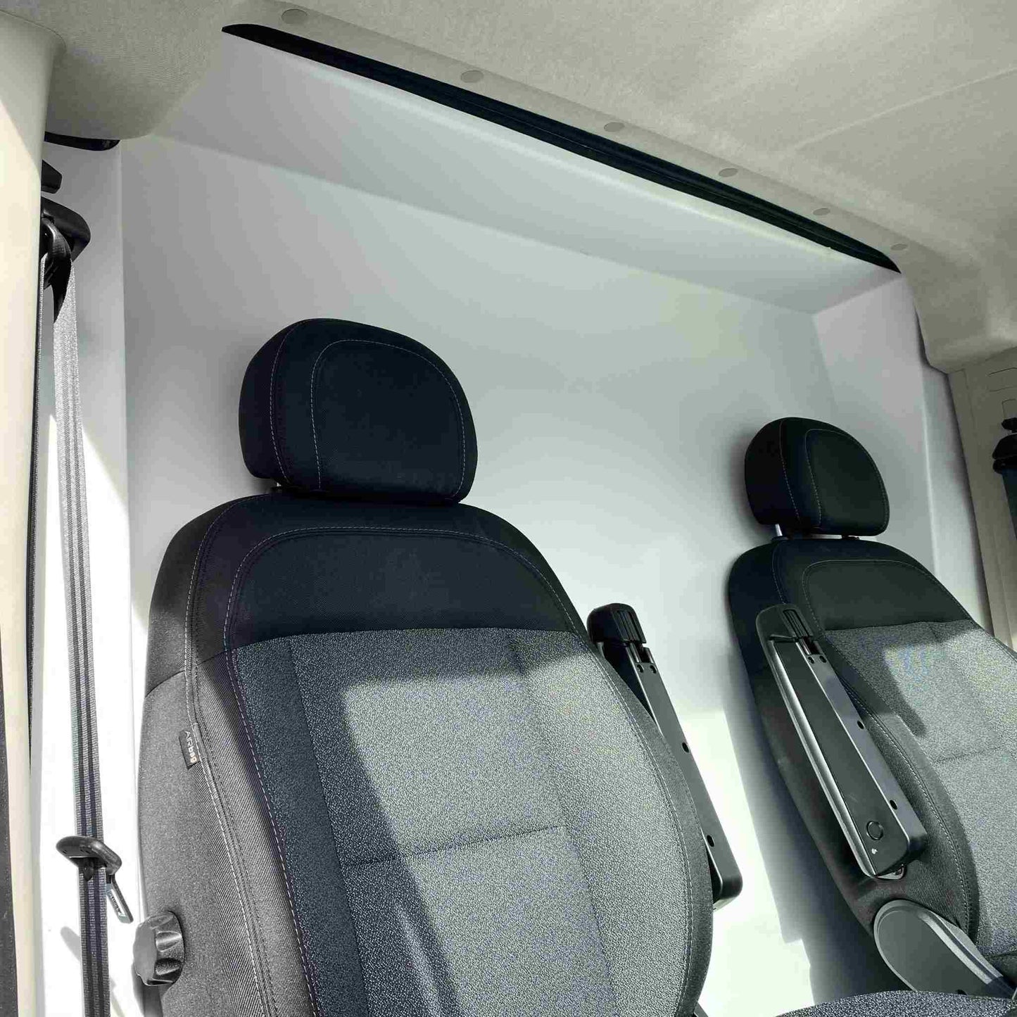 Partition for RAM PROMASTER van 1500, 2500 and 3500 (Standard & High Roof Models) | Composite Safety Bulkhead, Reduces Noise & Improves Climate Control, Impact-Resistant Cargo Barrier, by CORVUM Tek